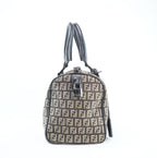 Fendi Zucchino Canvas Boston Bag - '10s