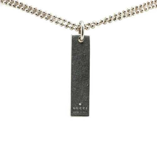 Gucci Plate Double Chain Necklace SV925 Necklace