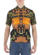 Burberry printed cotton shortsleeve shirt