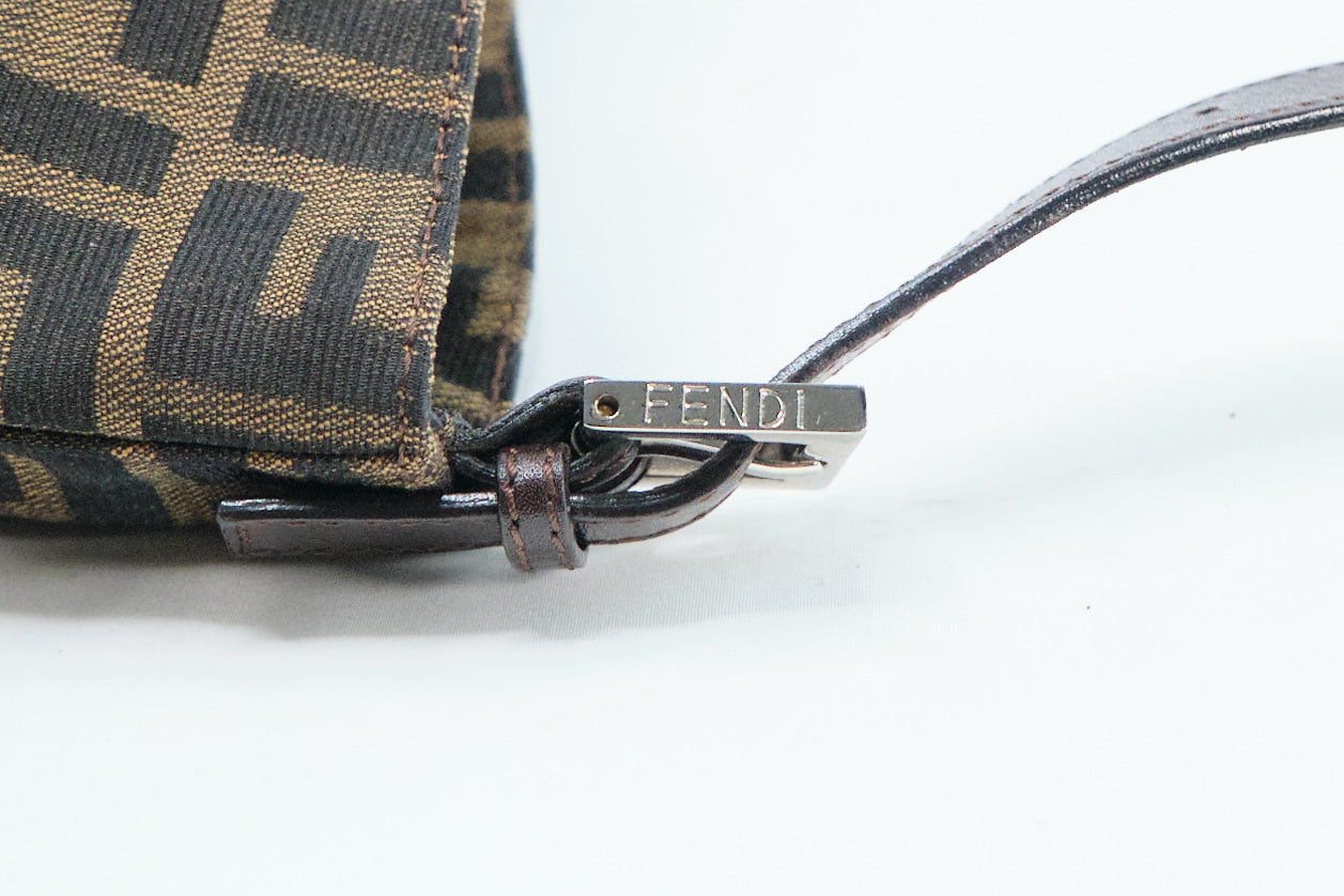 Fendi Zucca Canvas Hobo Bag - '10s