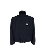 Balenciaga Women's Back Logo Zip-Up Jacket Black