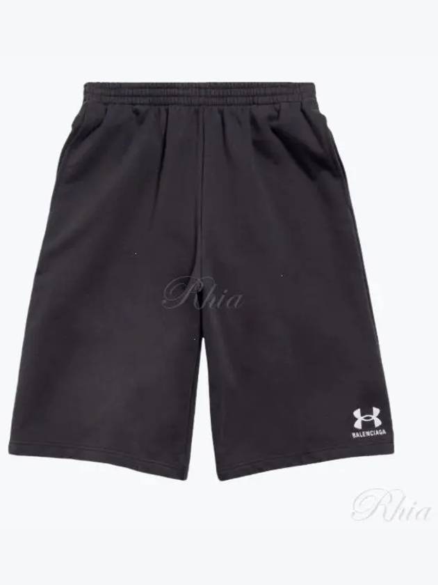 Balenciaga Logo Large Shorts Black