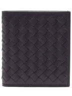 Bottega Veneta Intrecciato Small Folder Half Wallet Brown