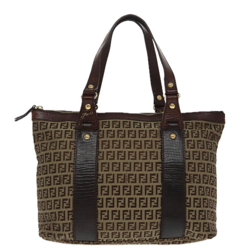 Fendi Zucchino  Canvas Tote Bag ()