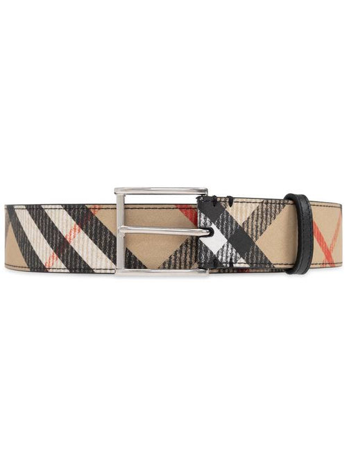Burberry Burberry Reversible Belt, Men's, Beige