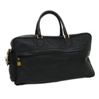 CELINE Boston Bag Leather Black  30966