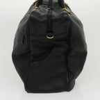 CELINE Boston Bag Leather Black  30966