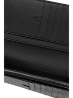 Burberry B Shield Bifold Long Wallet Slate