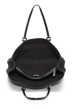 Fendi,  Black Zucchino Canvas Tote Small, Black