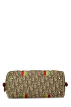 Dior,  Brown Trotter Coated Canvas Rasta Handle Bag, Brown