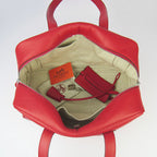 Hermes Togo leather handbag H2802 red