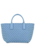 Bottega Veneta Kabat Mini Tote Bag Blue