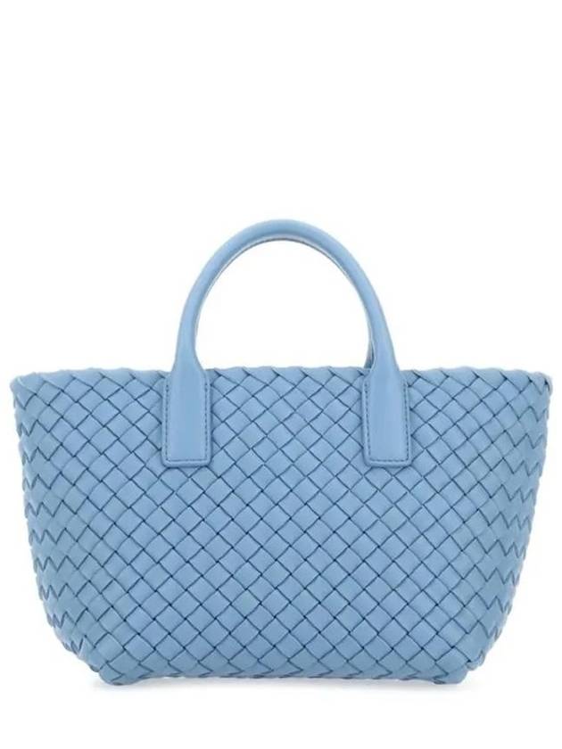 Bottega Veneta Kabat Mini Tote Bag Blue
