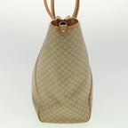 CELINE Macadam Canvas Tote Bag PVC Leather Beige  31532