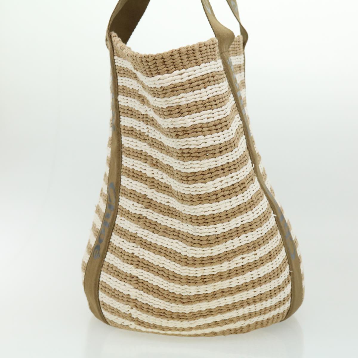 Chloe Woody Tote Bag Wood Glove Brown Multi Mifuko CHC21US380 31544