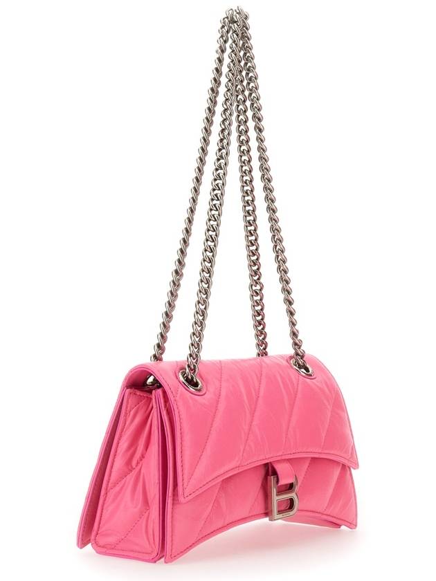 Balenciaga Crush Chain Shoulder Bag Pink