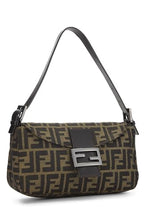 Fendi,  Brown Zucca Canvas Shoulder Bag, Brown