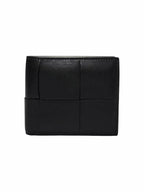 Bottega Veneta 743004 Dark Green Maxi Intrecciato Half Wallet