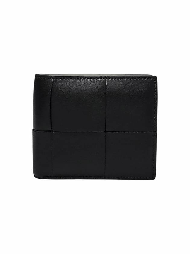 Bottega Veneta 743004 Dark Green Maxi Intrecciato Half Wallet