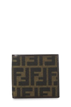 Fendi,  Brown Zucca Canvas Bifold Wallet, Brown