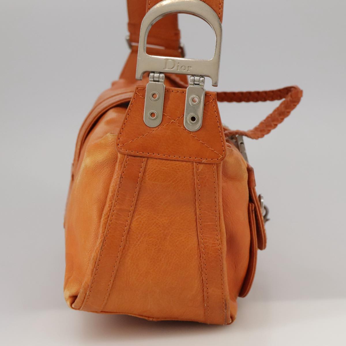 Dior F  Leather Shoulder Bag (Pre-Owned)