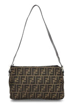 Fendi,  Brown Zucca Canvas Shoulder Bag, Brown