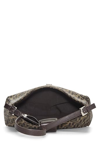 Fendi,  Brown Zucca Canvas Shoulder Bag, Brown