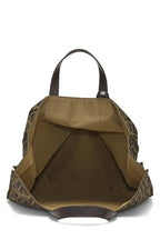Fendi,  Brown Zucca Canvas Vertical Tote Medium, Brown