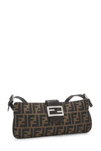 Fendi,  Brown Zucca Canvas Shoulder Bag, Brown