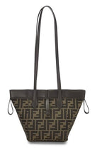 Fendi,  Brown Zucca Canvas Origami Mini, Brown