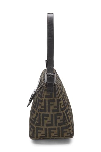 Fendi,  Brown Zucca Canvas Shoulder Bag, Brown