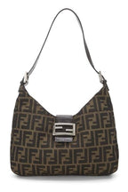 Fendi,  Brown Zucca Canvas Shoulder Bag, Brown