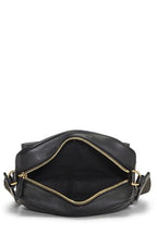 Fendi,  Black Leather Baguette Camera Bag Mini, Black