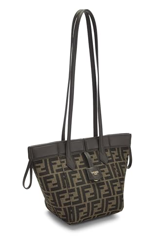 Fendi,  Brown Zucca Canvas Origami Mini, Brown