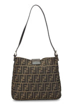 Fendi,  Brown Zucca Canvas Shoulder Bag, Brown