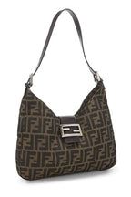 Fendi,  Brown Zucca Canvas Shoulder Bag, Brown