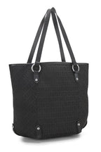 Fendi,  Black Zucchino Canvas Tote Small, Black