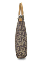 Fendi,  Brown Zucca Canvas Vertical Tote, Brown
