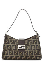 Fendi,  Brown Zucca Canvas Shoulder Bag, Brown