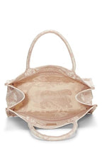 Dior,  Pink Embroidered Toile de Jouy Canvas Book Tote Large, Pink