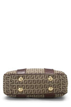Fendi,  Brown Zucchino Canvas Tote Small, Brown