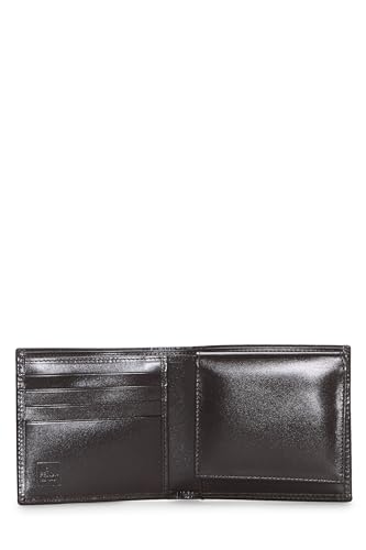 Fendi,  Brown Zucca Canvas Bifold Wallet, Brown