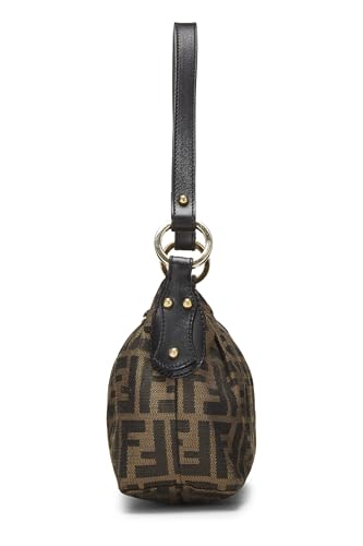 Fendi,  Brown Zucca Canvas Shoulder Bag Mini, Brown
