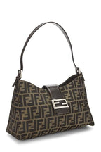 Fendi,  Brown Zucca Canvas Shoulder Bag, Brown