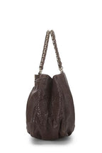 Fendi,  Brown Leather Mia Hobo Large, Brown