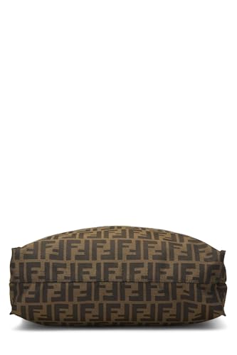 Fendi,  Brown Zucca Canvas Vertical Tote Medium, Brown
