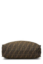 Fendi,  Brown Zucca Canvas Vertical Tote Medium, Brown