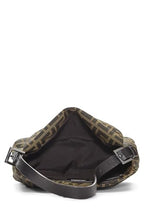 Fendi,  Brown Zucca Canvas Shoulder Bag, Brown