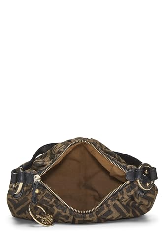 Fendi,  Brown Zucca Canvas Shoulder Bag Mini, Brown