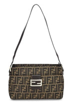 Fendi,  Brown Zucca Canvas Shoulder Bag, Brown